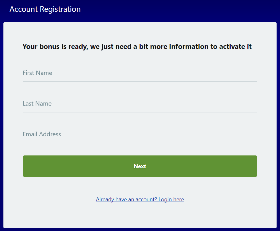 Account Registration